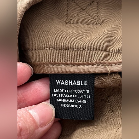 2/$25 Larry Levine Womens Cullote Pants Capri 10 Brown High Waist Flat Loose - Picture 14 of 16